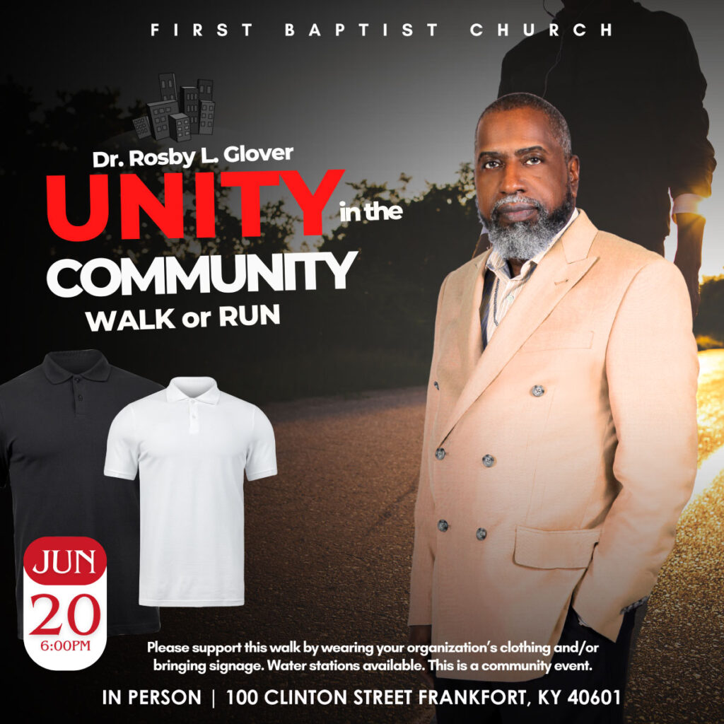 2025 Walk/Run - Unity in the Community |First Baptist Church of Kentucky